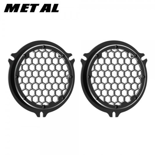 AdvanBlack XBS Customs CNC Aluminium HEX Speaker Grills - view 2