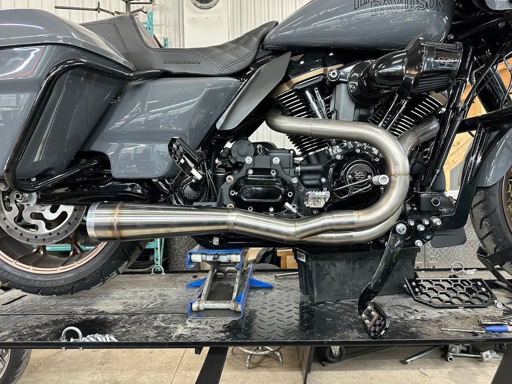 Escape de alto rendimiento SPB Fab Mid Control para M8 Bagger