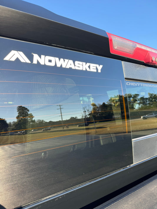 White Nowaskey Decal