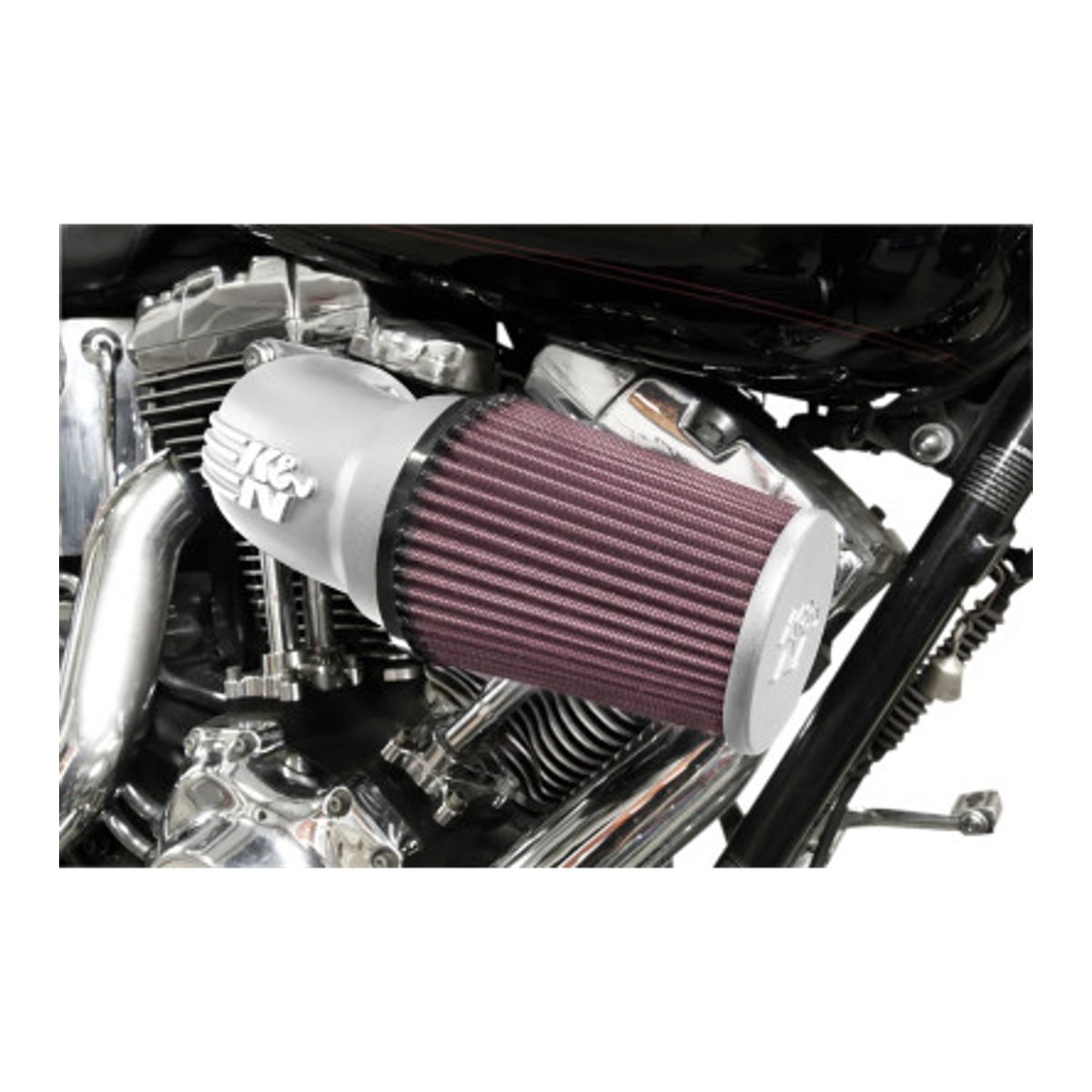 Aircharger® Intake System with Cast Aluminum Intake Tube - Satin Silver