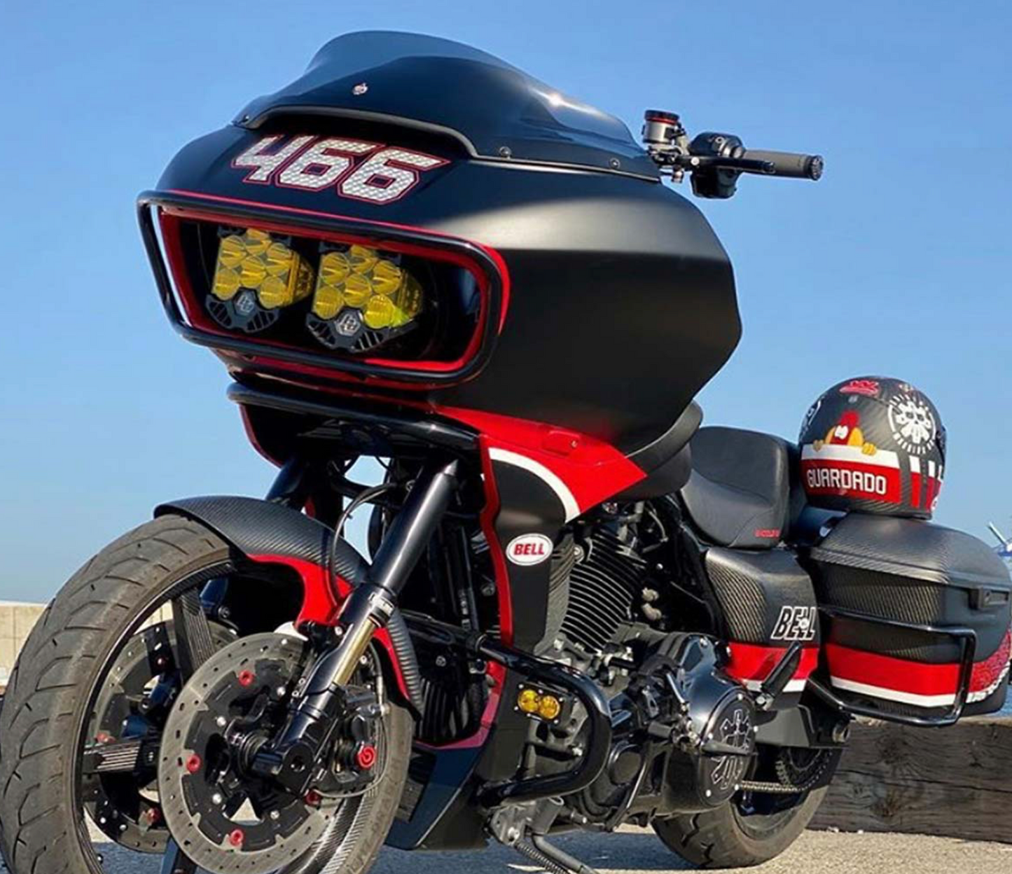 Klock Werks Sport Flare™ Windshield - 6" - Clear/Smoke/Black