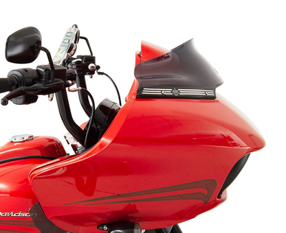 Klock Werks Sport Flare™ Windshield - 6" - Clear/Smoke/Black