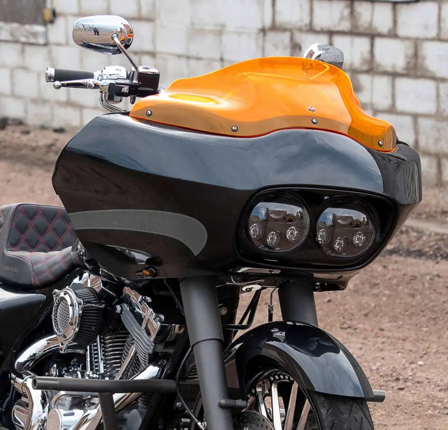 Klock Werks Kolor Flare™ Sport Windshield - 8" - Multiple Color Options