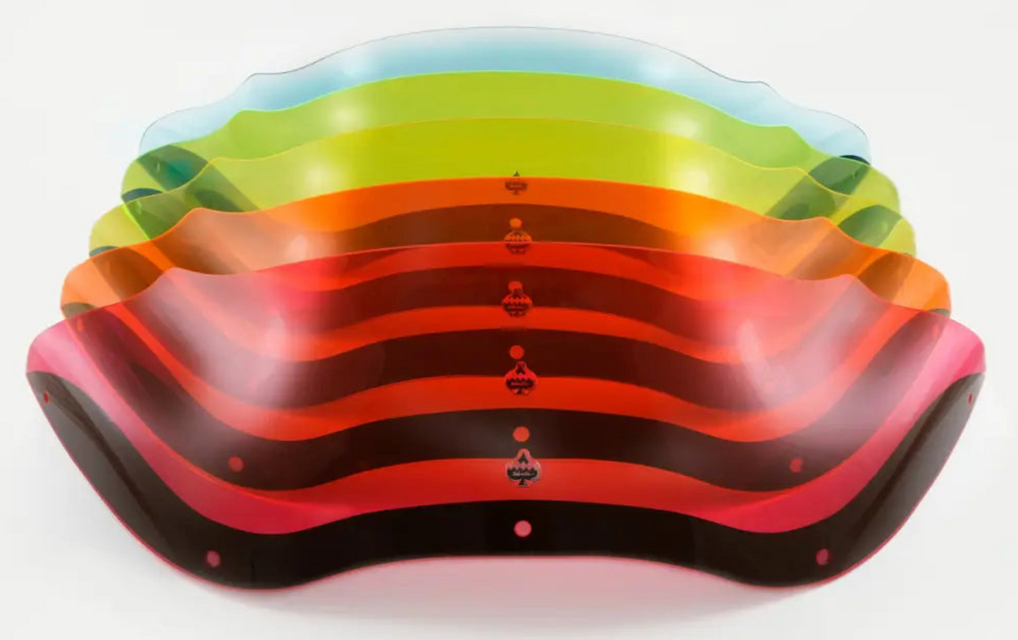 Klock Werks Kolor Flare™ Sport Windshield - 8" - Multiple Color Options