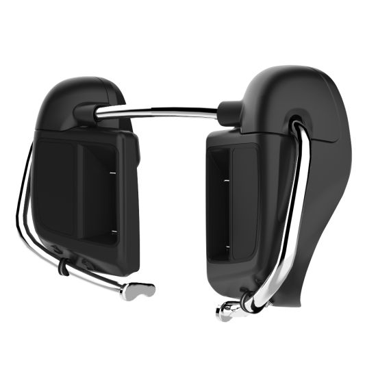 AdvanBlack Custom Two Tone Rushmore Lower Vented Fairings for 2014-2023 Harley Touring