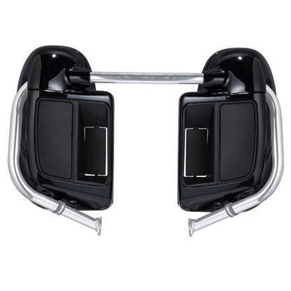AdvanBlack Custom Two Tone Rushmore Lower Vented Fairings for 2014-2023 Harley Touring
