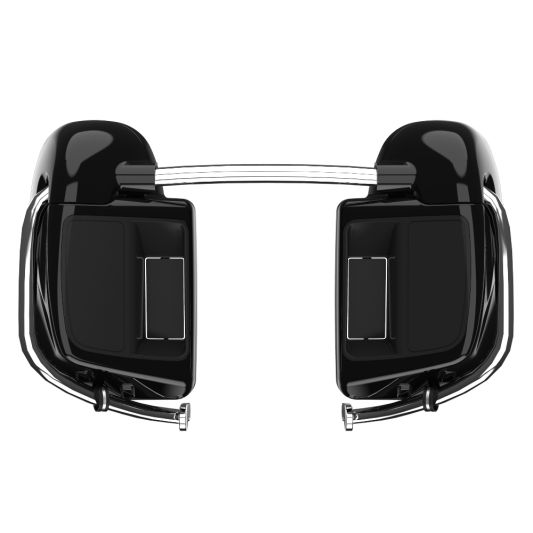 AdvanBlack Rushmore Lower Vented Fairings — 2014-2023 Touring