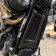 Hofmann Designs M8 Softail Carbon Fiber Oil Cooler Cover (2018–Present)