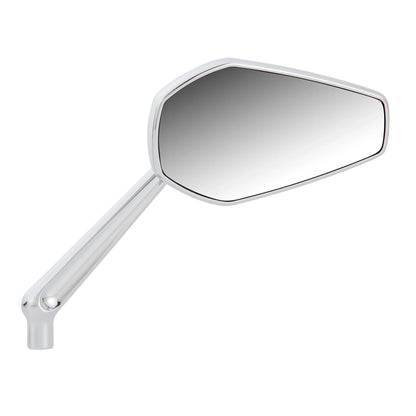 Arlen Ness Mini Stocker Forged Mirrors in Chrome, Fits all Harley Davidson Models