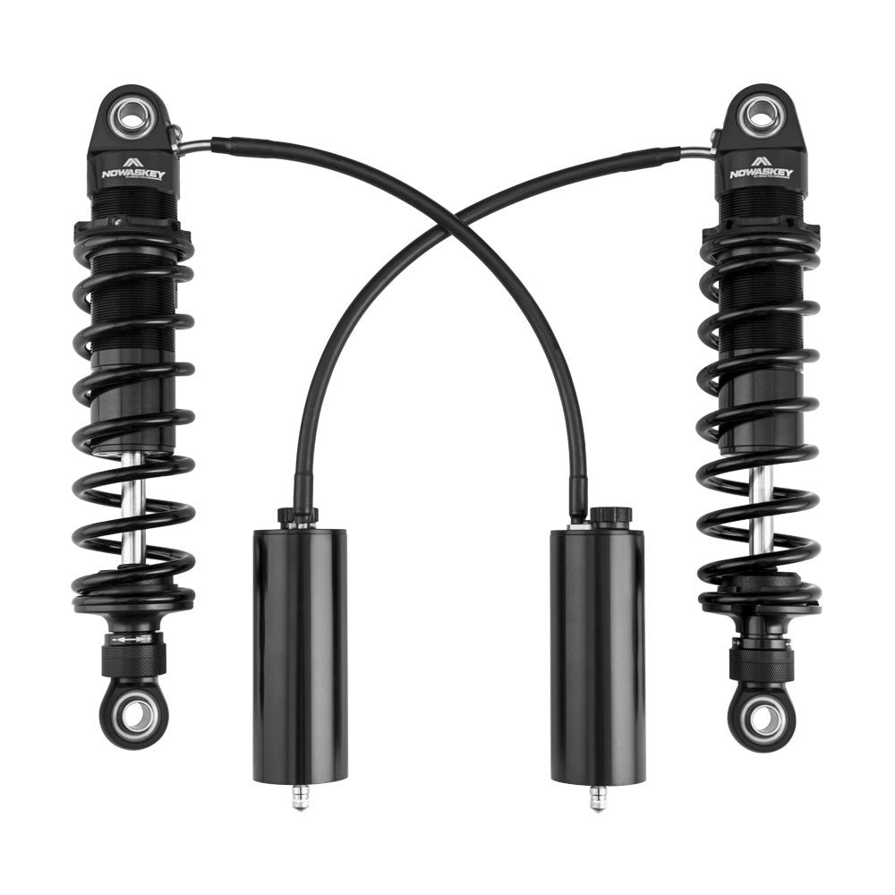 Remote reservoir shocks for Harley-Davidson for touring motorcycles pair.