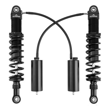 Remote reservoir shocks for Harley-Davidson for touring motorcycles pair.