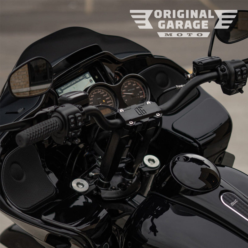 OG 8.5 Straight Risers - Original Garage MotoOG 8.5 Straight Risers - Black - Original Garage Moto