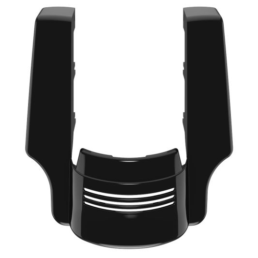 AdvanBlack Single Cutout Denim Black Stretched Rear Fender Extension for '09-'23 Harley Davidson Touring Models