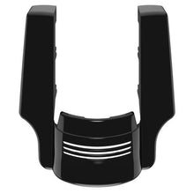 AdvanBlack Single Cutout Denim Black Stretched Rear Fender Extension for '09-'23 Harley Davidson Touring Models