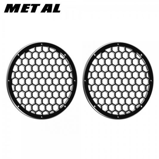 AdvanBlack XBS Customs CNC Aluminium HEX Speaker Grills - view 4
