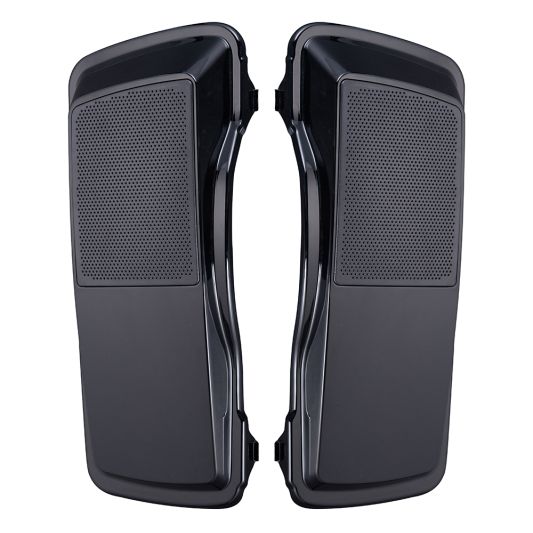 AdvanBlack 6x9 Saddlebag Speaker Lids for '06-'13 Harley Davidson Touring