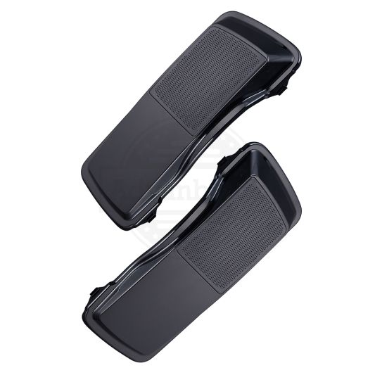 AdvanBlack 6x9 Saddlebag Speaker Lids for '06-'13 Harley Davidson Touring