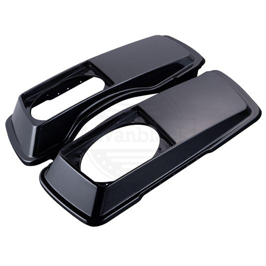 AdvanBlack 6x9 Saddlebag Speaker Lids for '06-'13 Harley Davidson Touring