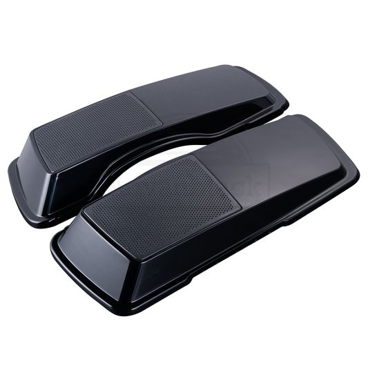 AdvanBlack 6x9 Saddlebag Speaker Lids for '06-'13 Harley Davidson Touring