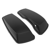 AdvanBlack Custom Two Tone Standard Normal Saddlebag Lids for 2014-2023 Harley Davidson Touring