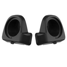 AdvanBlack Unpainted 6.5" Speaker Pods for 83'- 13' Lower Fairing Vented Harley Davidson Touring