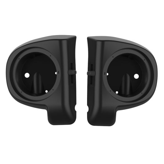AdvanBlack Unpainted 6.5" Speaker Pods for 83'- 13' Lower Fairing Vented Harley Davidson Touring