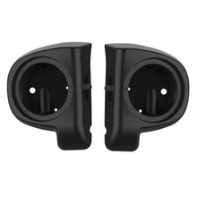AdvanBlack Unpainted 6.5" Speaker Pods for 83'- 13' Lower Fairing Vented Harley Davidson Touring