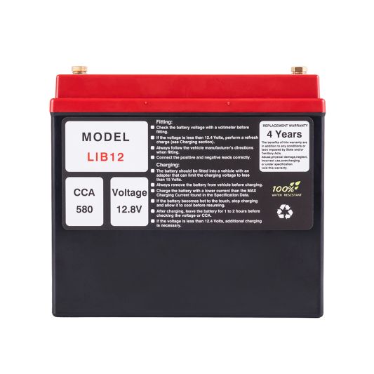 AdvanBlack Powerbox 580CCA Lithium Battery for Harley Softail & Dyna