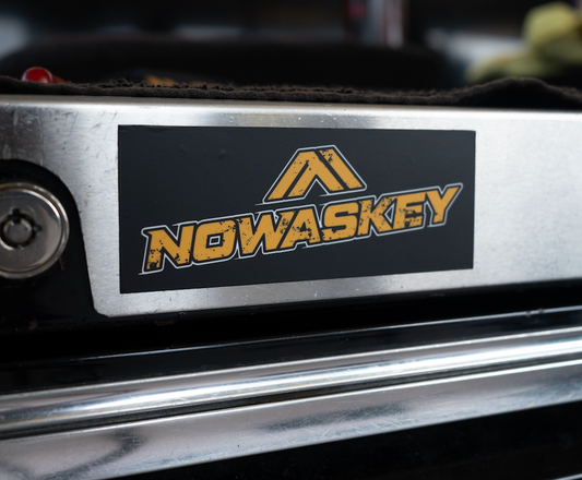 Nowaskey Black/Yellow Slap Sticker