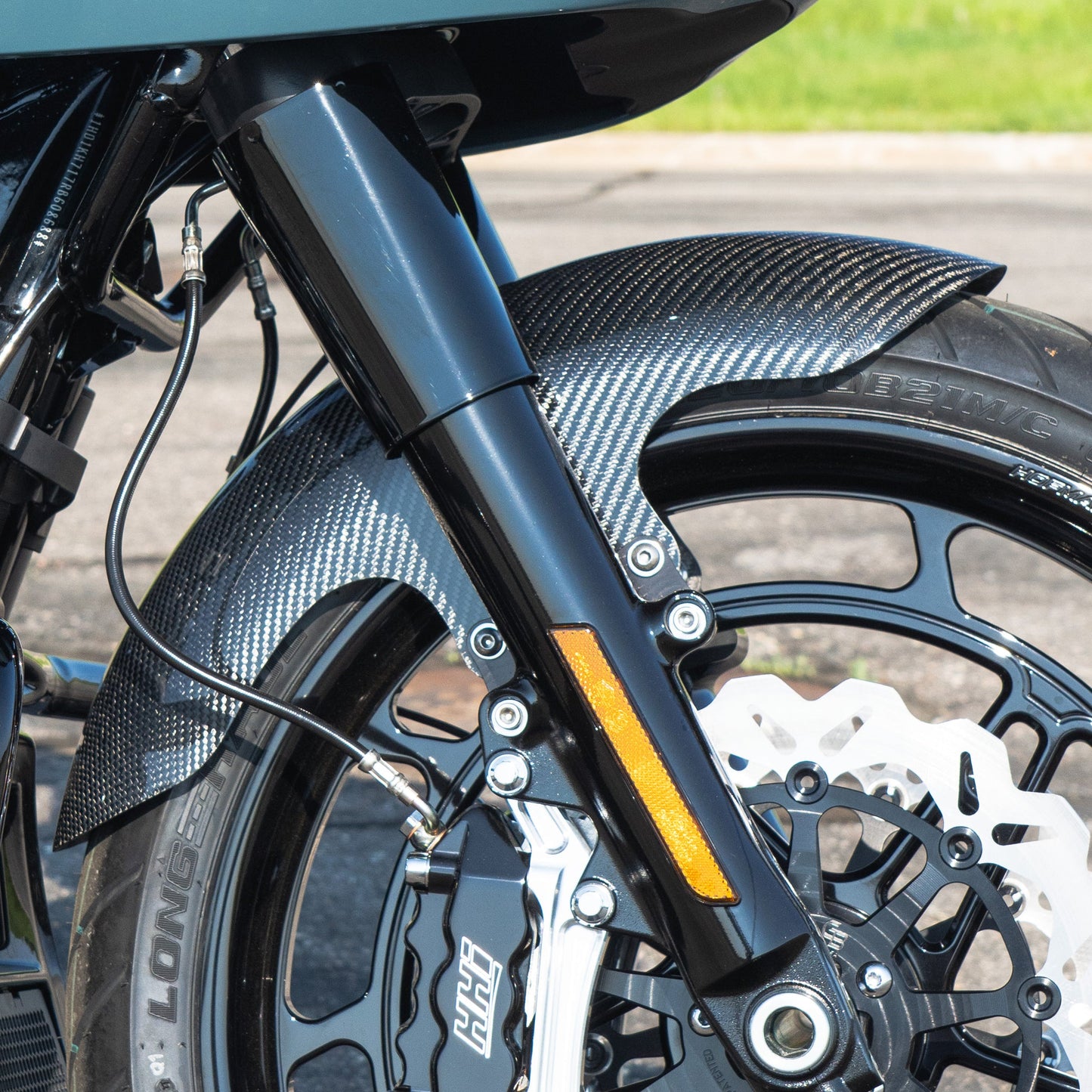 Shorty Bagger Carbon Fiber Front Fender