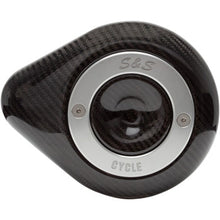 S&S Stealth Air Cleaner Cover – Mini Teardrop - Carbon Fiber