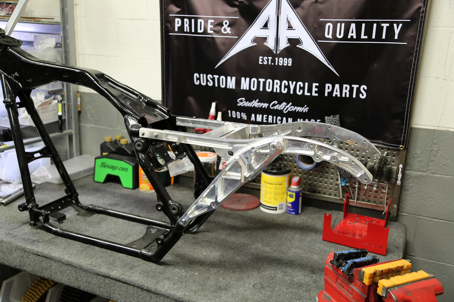 Billet Bagger Rear Subframe | 09 - 2024 | Harley Davidson Bagger ...