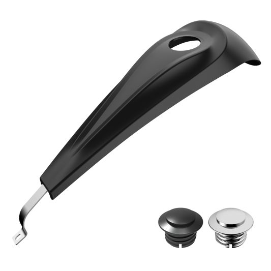 AdvanBlack Low-profile Tank Dash Console for '08-'23 Harley Street Glide and Road Glide