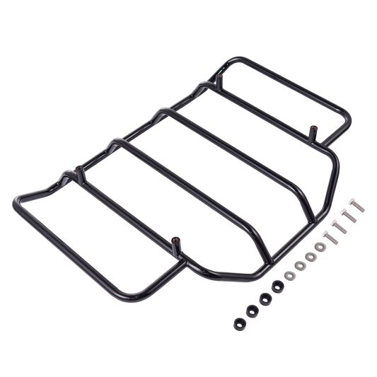 AdvanBlack Black Air Wing Tour-Pak Pack Luggage Rack For Harley Tour Pack