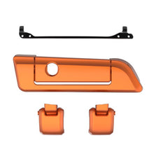 AdvanBlack Chrome Hinges & Latch kit for Harley Razor Chopped King Rear Tour Trunk Pack