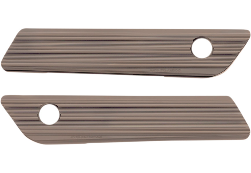 Arlen Ness 10-Gauge Saddlebag Latch Covers