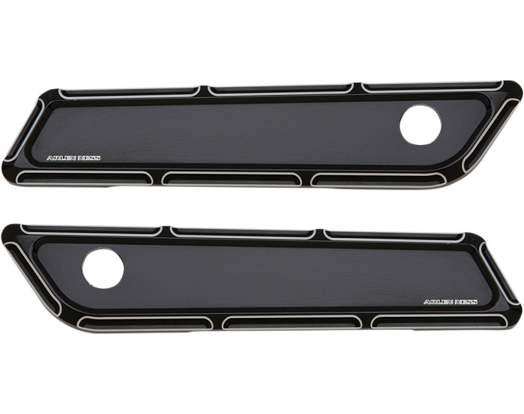 Arlen Ness Saddlebag Hinge Covers | 10-Gauge | '14–'24 Bagger