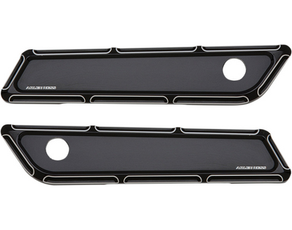 Arlen Ness Saddlebag Hinge Covers | 10-Gauge | '14–'24 Bagger