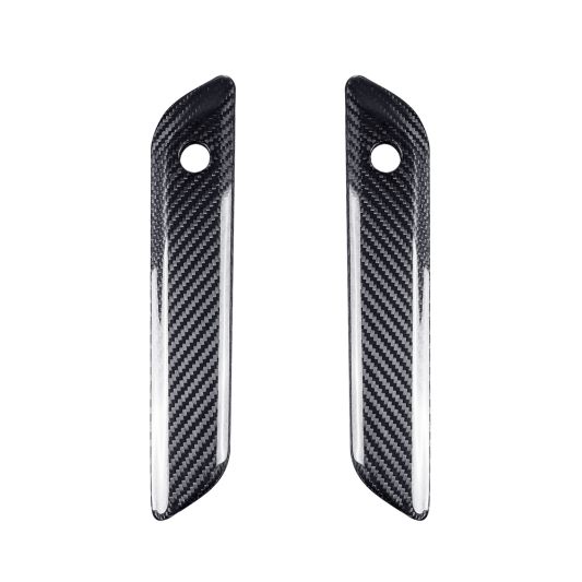 AdvanBlack Carbon Fiber Saddlebag Latch Cover Kit for 2024+ Touring & 2023+ CVO