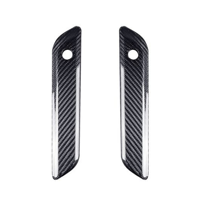 AdvanBlack Carbon Fiber Saddlebag Latch Cover Kit for 2024+ Touring & 2023+ CVO