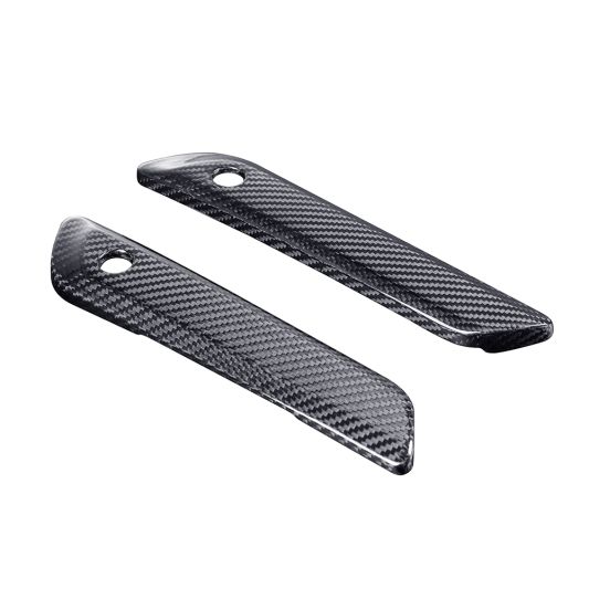 AdvanBlack Carbon Fiber Saddlebag Latch Cover Kit for 2024+ Touring & 2023+ CVO