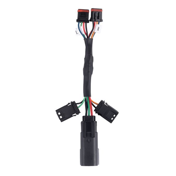 AdvanBlack Hyper Saddlebag Wire harness adapter for Harley M8 Softail