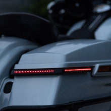 AdvanBlack Hyper LED Light with Sequential Red Turn Signal saddlebags lights for '14-'23 Harley Touring