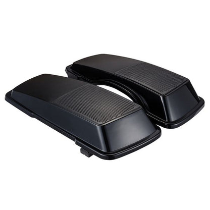 AdvanBlack 6x9 Saddlebag Speaker Lids for '06-'13 Harley Davidson Touring