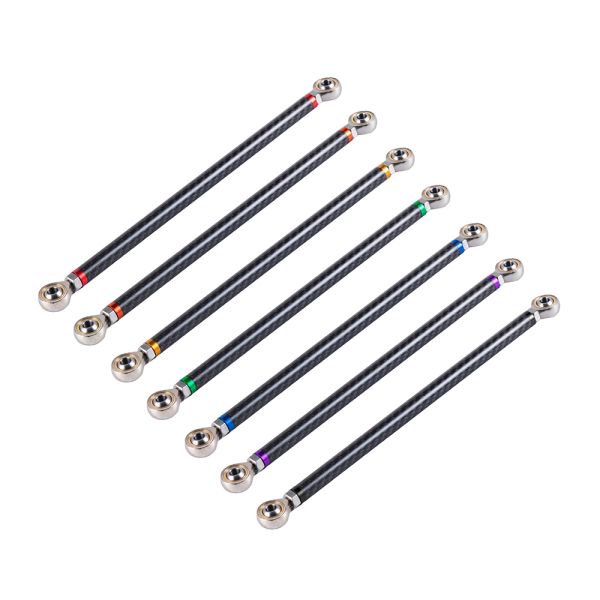 AdvanBlack Axion Carbon Fiber Adjustable Shift Linkage for Harley Davidson Touring &Softail