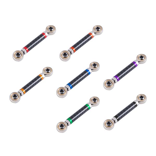 AdvanBlack Axion Carbon Fiber Adjustable Mid-Control Shift Linkage for Harley Davidson Softail & Dyna