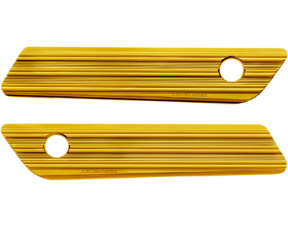 Arlen Ness Saddlebag Hinge Covers | 10-Gauge | '14–'24 Bagger