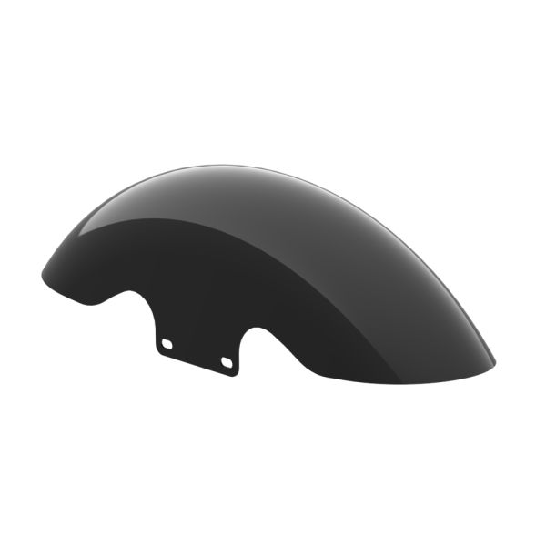 AdvanBlack Color Matched Holeshot Performance 19inch short front fender for '09Up harley touring