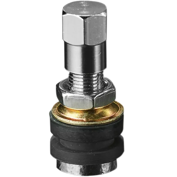 New - Metal Valve Stem - Straight - Chrome - 1-3/16"