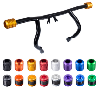AdvanBlack ProTek Front Performance High Way Peg One Step Crash Bar for ‘09-’26 Harley Touring